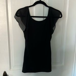 Express Flutter Sleeve Top